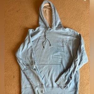 Light Blue Champion Hoodie Size L
